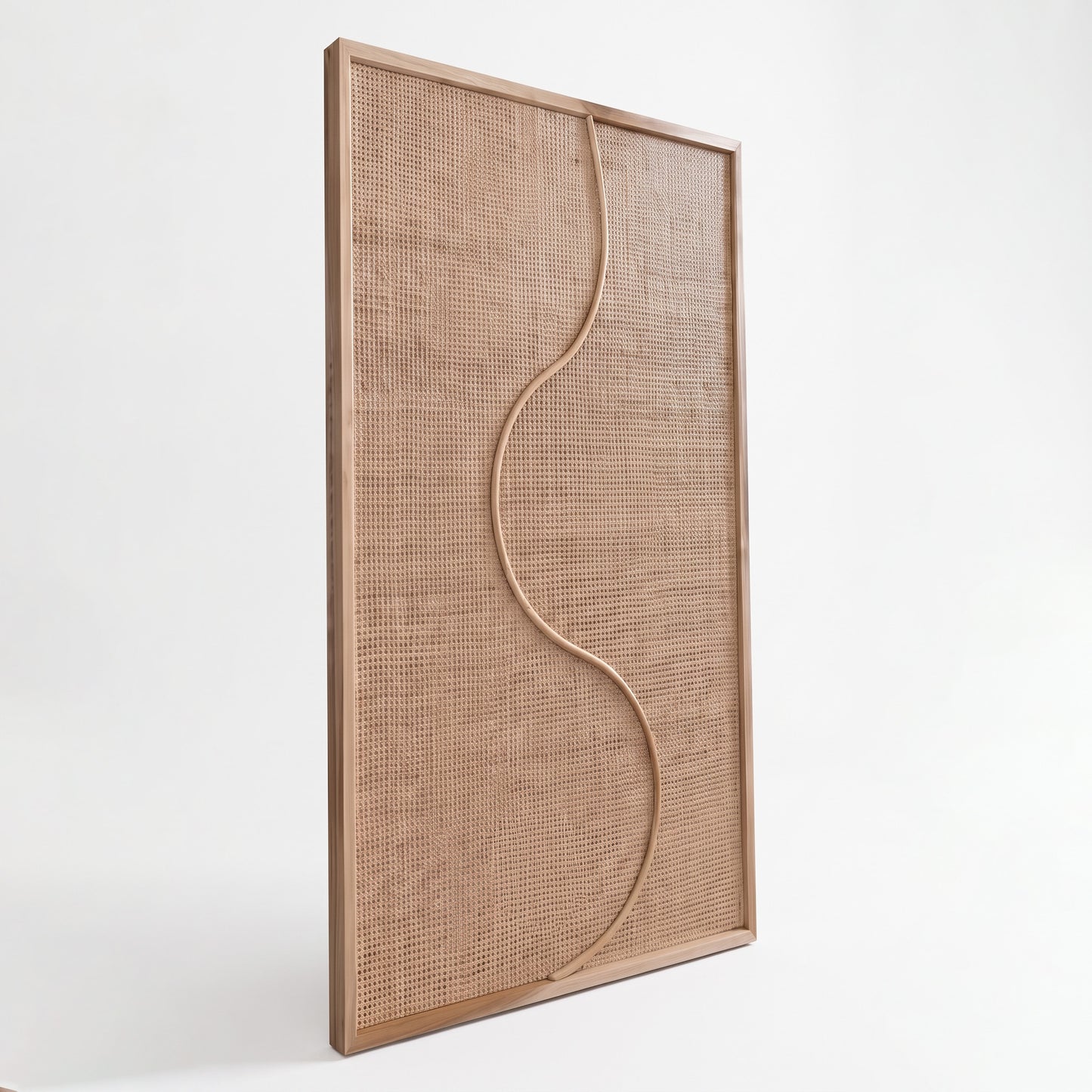 Rattan Wall Panel 'Rimba' - 100 x 60 cm