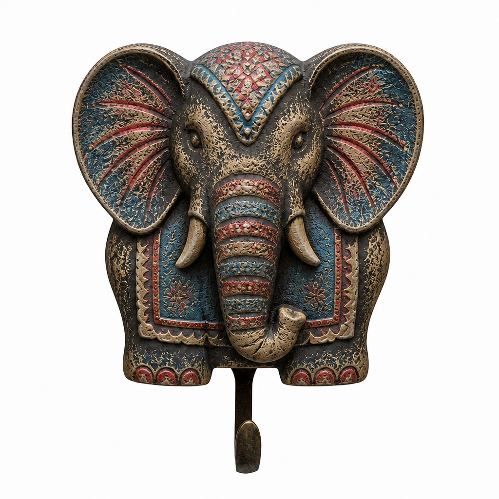 Carved Hanger - Elephant
