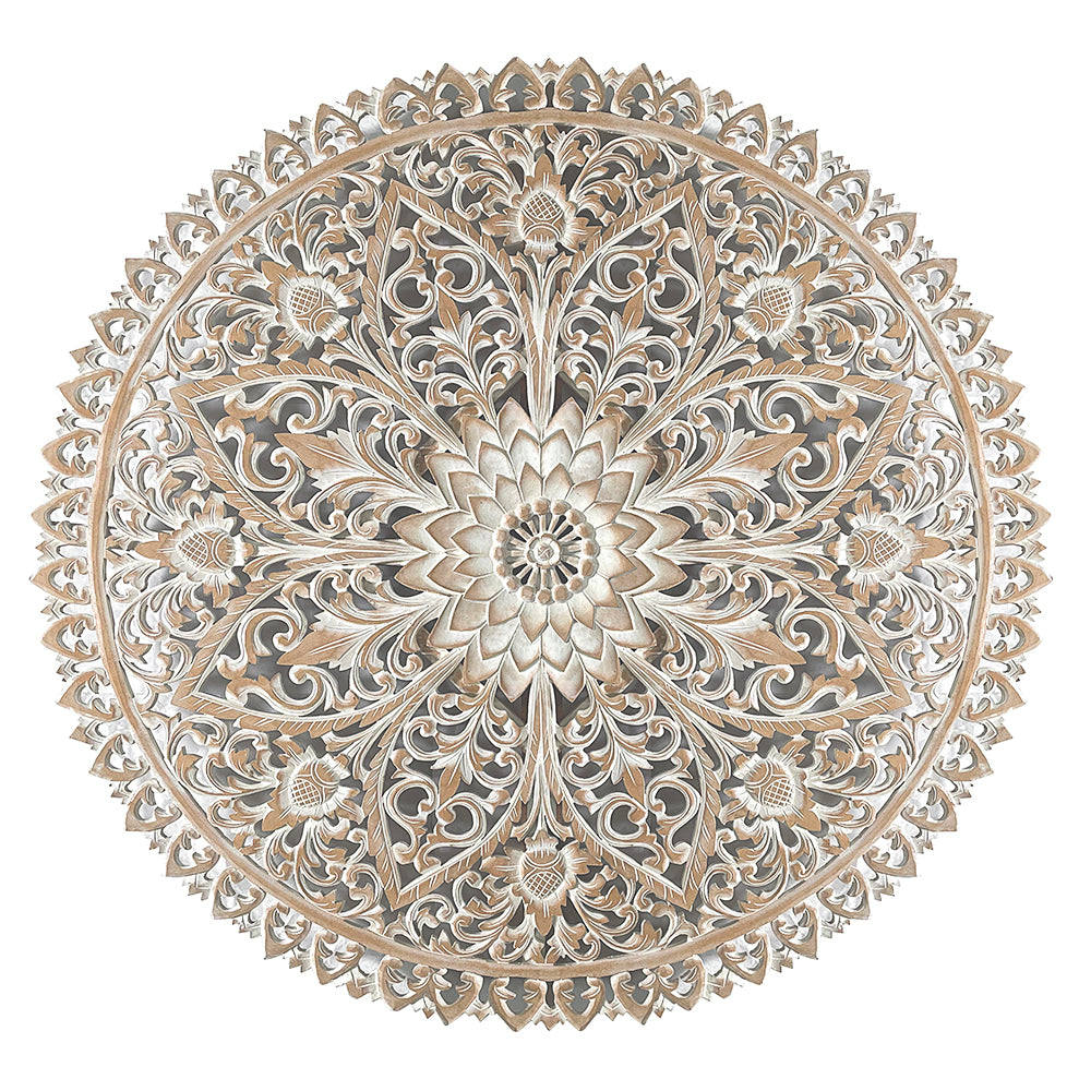 Decorative Mandala "Serupa" - Antic Wash - 80 cm