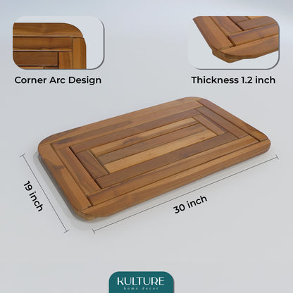 Teak Shower Mat [30x20 inches]  - US