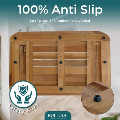 Teak Shower Mat [30x20 inches]  - US