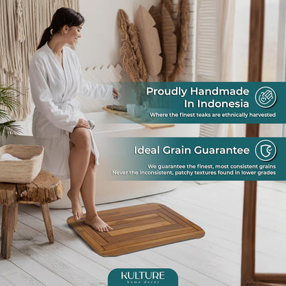 Teak Shower Mat [30x20 inches]  - US