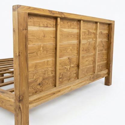 Teak Wooden Bed Frame "Kanav" - King Size