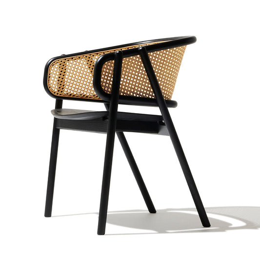 Eloise Dining Chair - Black & Natural