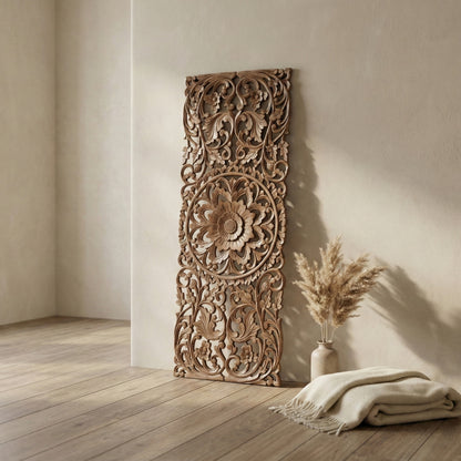 Decorative Panel "Hebras" - Natural Brown - 100 cm