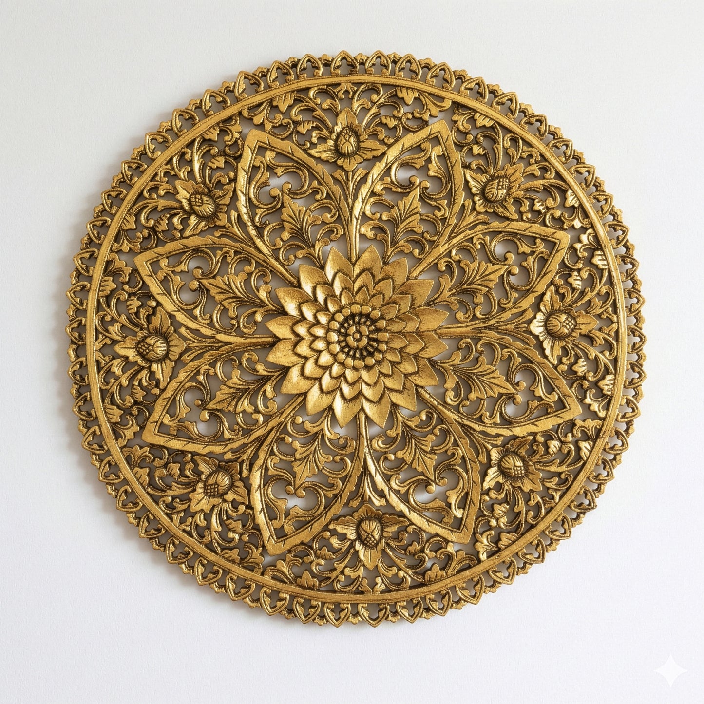 Carved Decorative Mandala "Kejayaan" - 100cm