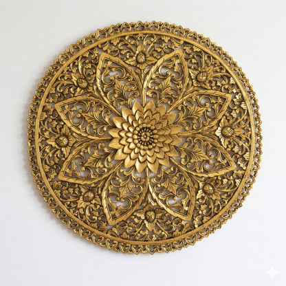 Carved Decorative Mandala "Kejayaan" - 100cm