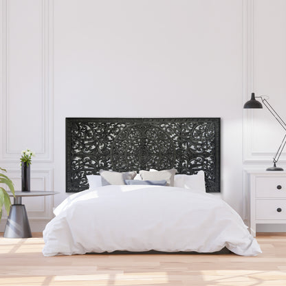 Half Size Mandala Bed Headboard "Manusa"- Natural - USA