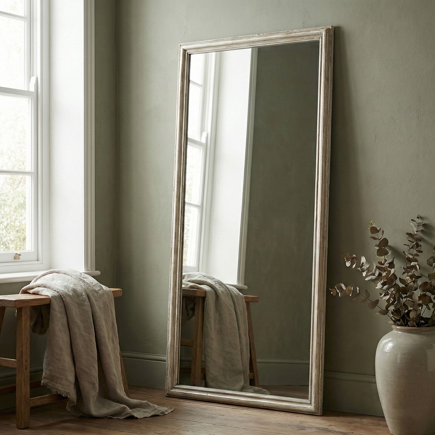 Hand Carved Mirror "Minima" - 180 cm