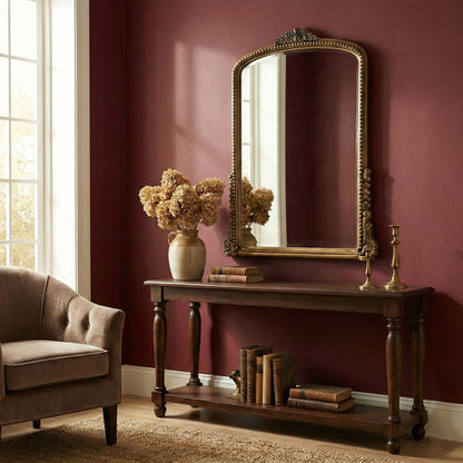 Hand Carved Mirror "Nirmala" - 95 x 75 cm