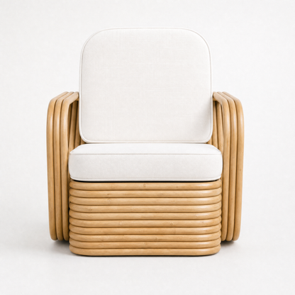 Santai Rattan Lounge Chair - Natural