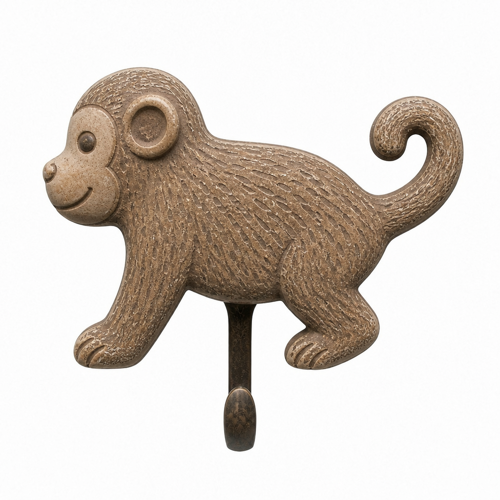 Carved Hanger - Monkey