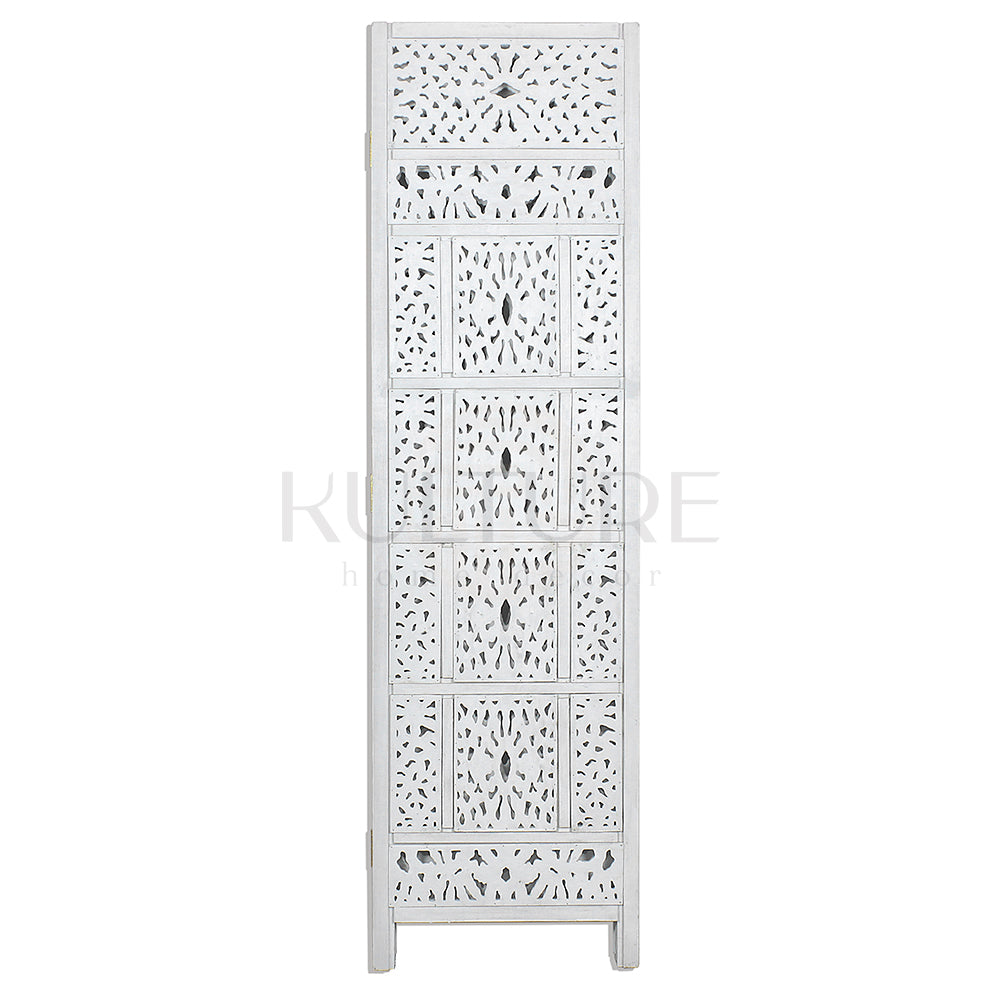 furniture room divider jaring white wash bali design hand carved hand made home decorative house furniture wood material