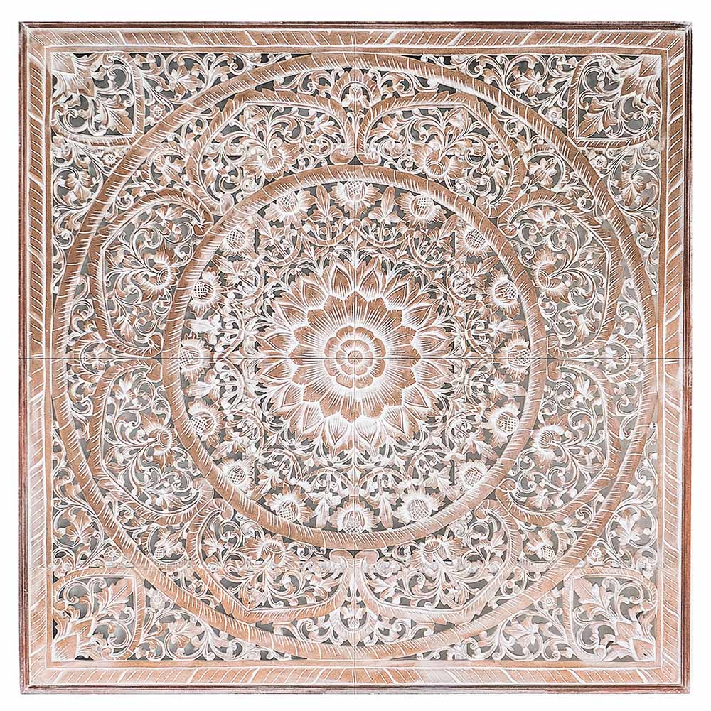 king size mandala bed headboard manusa antic wash bali design hand carved hand made decorative house furniture wood material decorative wall panels decorative wood panels decorative panel board balinese wall art